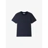 Sandro Mens  Striped Short-sleeve Cotton T-shirt In Multi