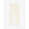 Sandro Mens Naturels Straight-leg Cotton Jeans In Naturels