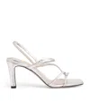 Sandro Leather Sandals With Block Heel In Black