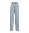 Sandro Mid-rise Straight Jeans In Blue