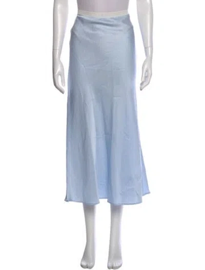 Pre-owned Sandro Midi Length Skirt In Blue