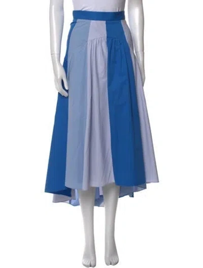 Pre-owned Sandro Midi Length Skirt In Blue