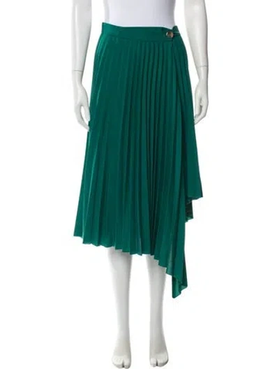 Pre-owned Sandro Midi Length Skirt In Green
