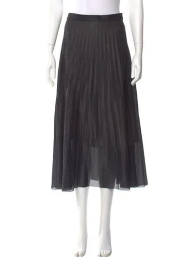 Pre-owned Sandro Midi Length Skirt In Multi