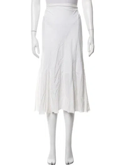Pre-owned Sandro Midi Length Skirt In Neutrals