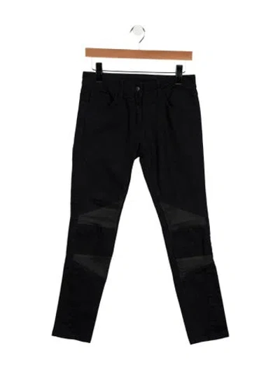 Pre-owned Sandro Mid-rise Skinny Leg Jeans In Black