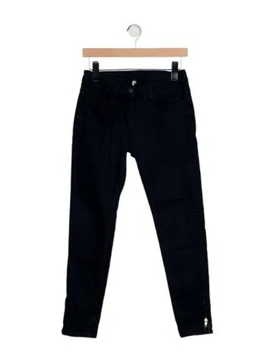 Pre-owned Sandro Mid-rise Skinny Leg Jeans In Blue