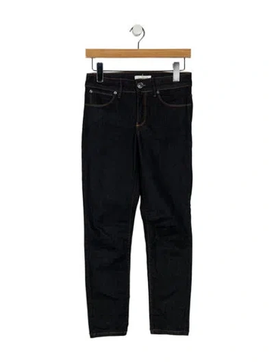 Pre-owned Sandro Mid-rise Skinny Leg Jeans In Blue