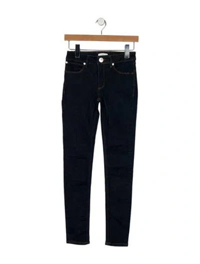 Pre-owned Sandro Mid-rise Skinny Leg Jeans In Blue