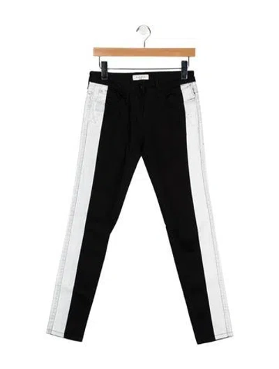 Pre-owned Sandro Mid-rise Skinny Leg Jeans In Blue