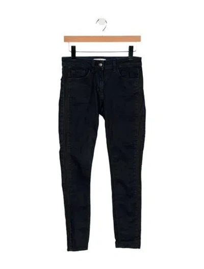 Pre-owned Sandro Mid-rise Skinny Leg Jeans In Blue