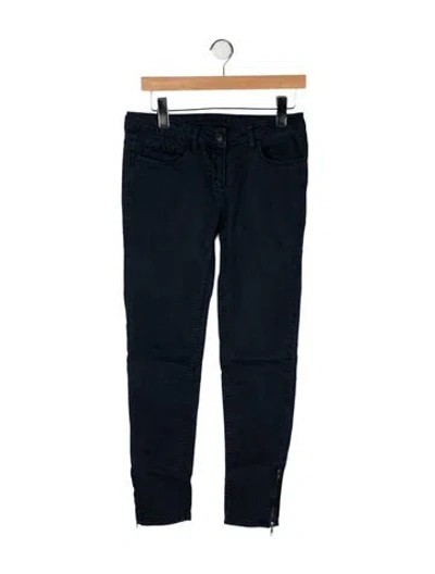 Pre-owned Sandro Mid-rise Skinny Leg Jeans In Blue