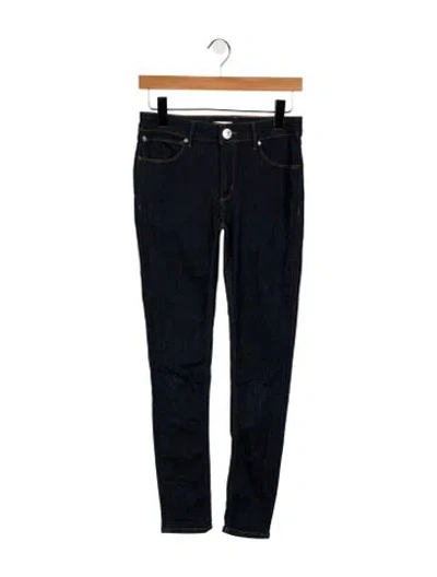 Pre-owned Sandro Mid-rise Skinny Leg Jeans In Blue