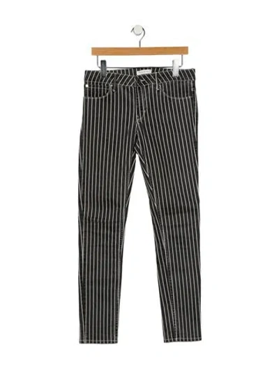 Pre-owned Sandro Mid-rise Skinny Leg Jeans In Gray