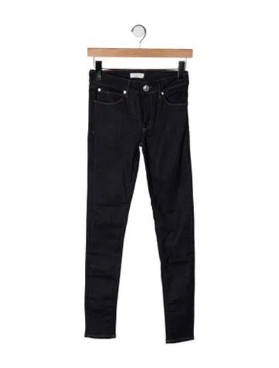 Pre-owned Sandro Mid-rise Skinny Leg Jeans In Multi