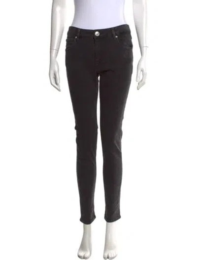 Pre-owned Sandro Mid-rise Skinny Leg Jeans W/ Tags In Gray