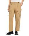 Sandro Military Style Cargo Pants In Brown