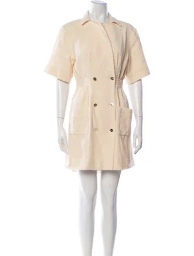 Pre-owned Sandro Mini Dress In Brown