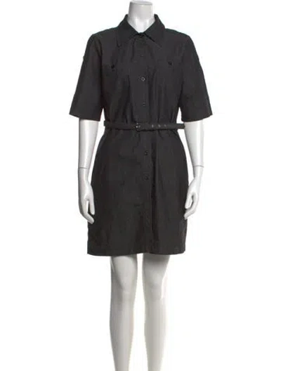 Pre-owned Sandro Mini Dress In Green