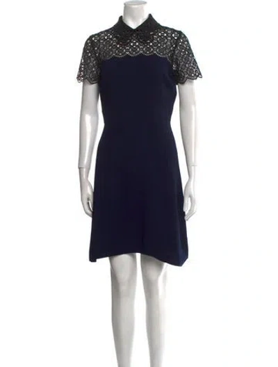 Pre-owned Sandro Mini Dress In Multi