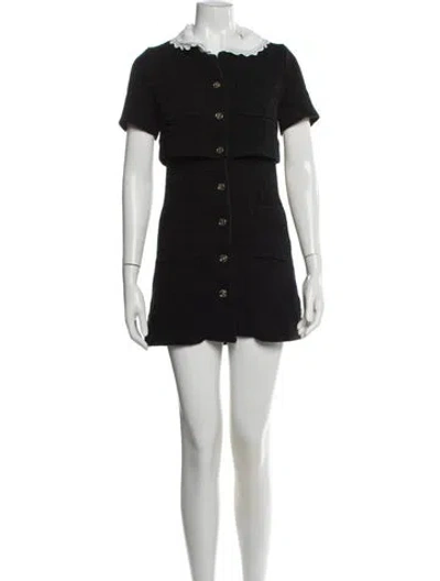 Pre-owned Sandro Mini Dress In Multi