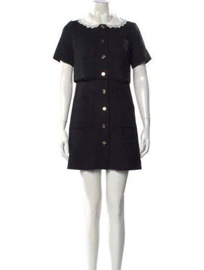 Pre-owned Sandro Mini Dress In Multi