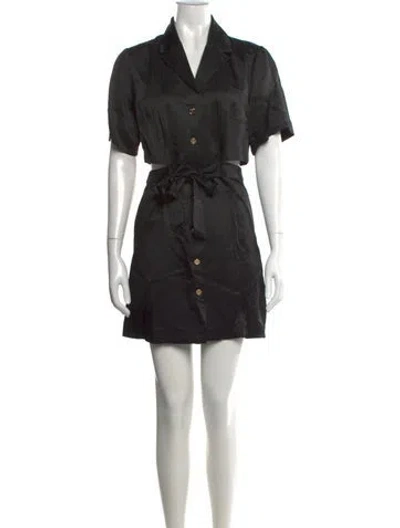 Pre-owned Sandro Mini Dress In Multi