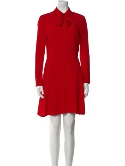 Pre-owned Sandro Mini Dress In Red