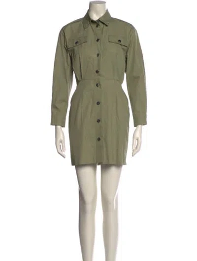 Pre-owned Sandro Mini Dress W/ Tags In Green