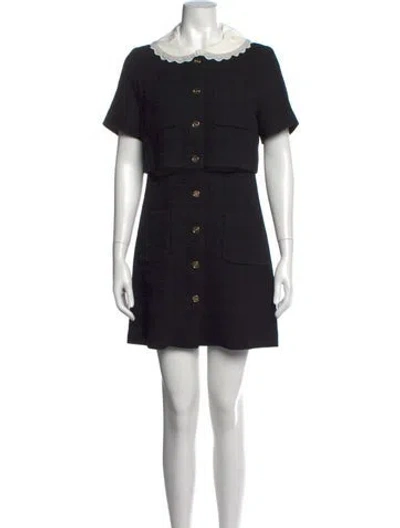 Pre-owned Sandro Mini Dress W/ Tags In Multi