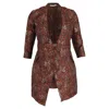 Sandro Mini Printed Kimono Dress In Multicolor Cotton In Multi