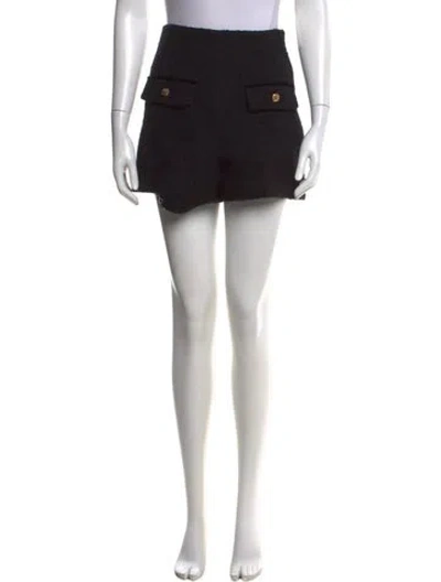 Pre-owned Sandro Mini Shorts In Black