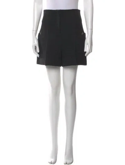 Pre-owned Sandro Mini Shorts In Black