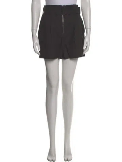 Pre-owned Sandro Mini Shorts In Black