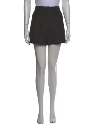Pre-owned Sandro Mini Shorts In Black
