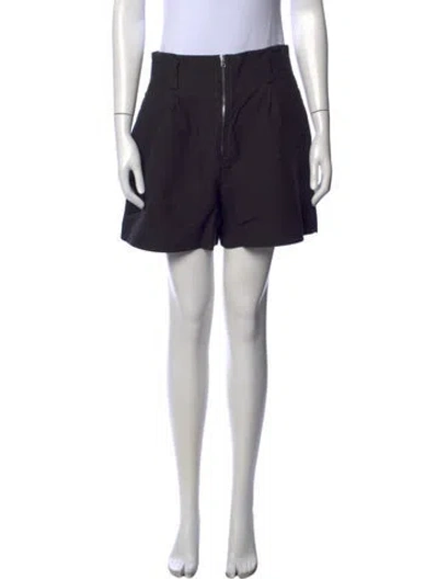Pre-owned Sandro Mini Shorts In Black