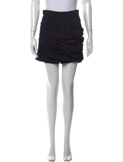 Pre-owned Sandro Mini Shorts In Black