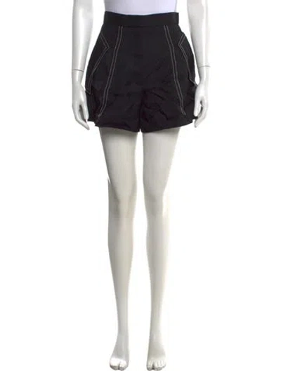 Pre-owned Sandro Mini Shorts In Black