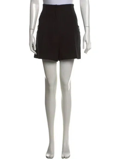 Pre-owned Sandro Mini Shorts In Black