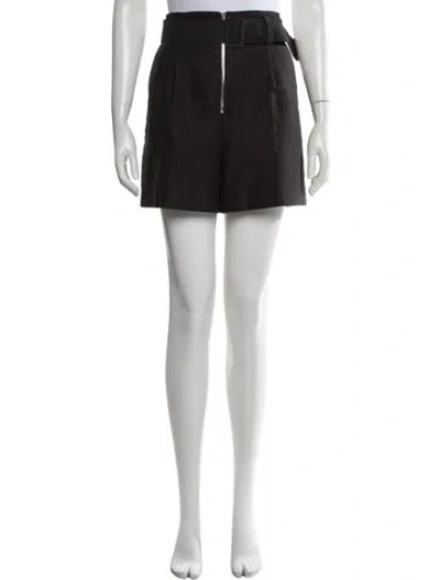 Pre-owned Sandro Mini Shorts In Black