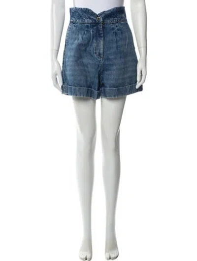 Pre-owned Sandro Mini Shorts In Blue