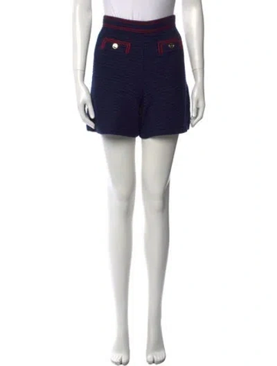 Pre-owned Sandro Mini Shorts In Blue