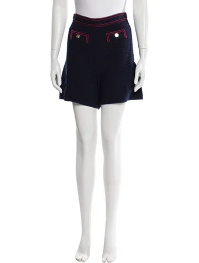 Pre-owned Sandro Mini Shorts In Blue