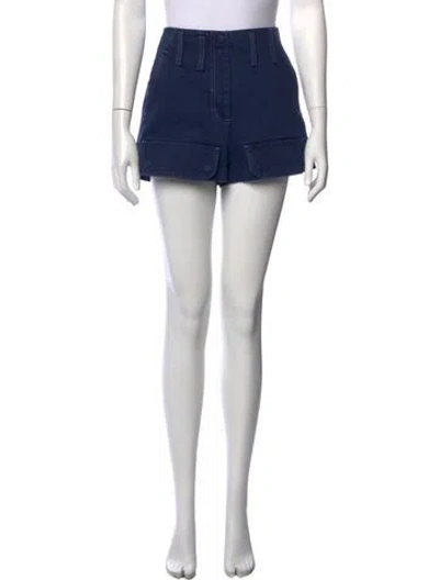 Pre-owned Sandro Mini Shorts In Blue
