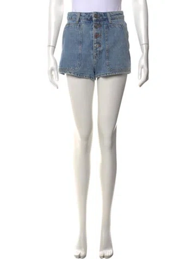 Pre-owned Sandro Mini Shorts In Blue