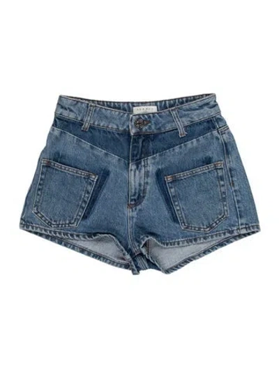 Pre-owned Sandro Mini Shorts In Blue