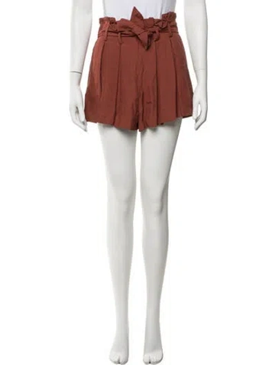 Pre-owned Sandro Mini Shorts In Brown