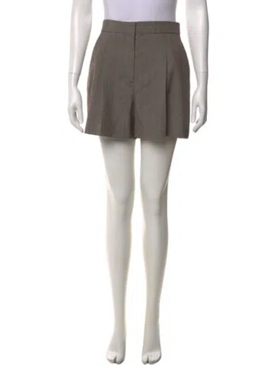 Pre-owned Sandro Mini Shorts In Neutral