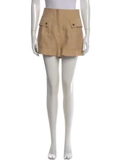 Pre-owned Sandro Mini Shorts In Neutral