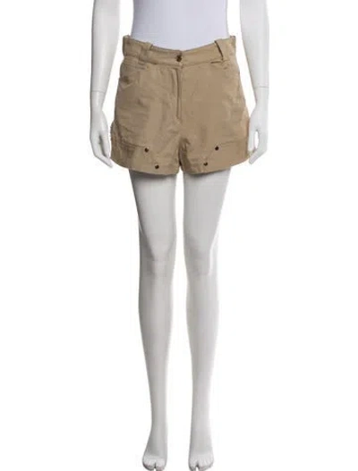 Pre-owned Sandro Mini Shorts In Neutral